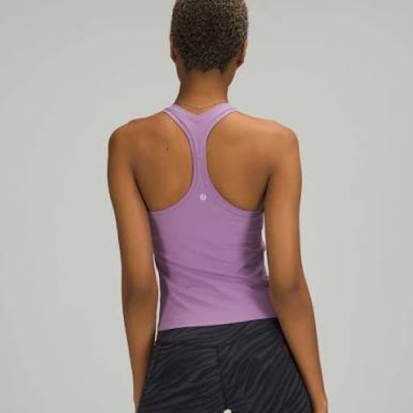 💜Lululemon Viral Cool Racerback Short Tank *Nulu Size 14 Wisteria - Picture 2 of 8